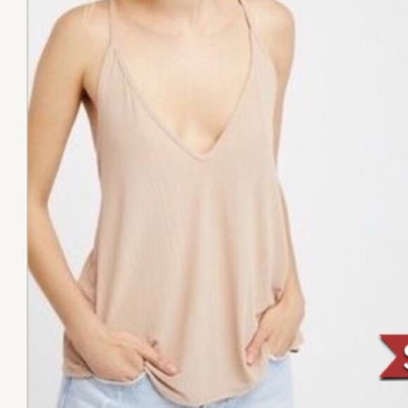 Free people intimately slinky slinky racer back brown tank top - Picture 4 of 4
